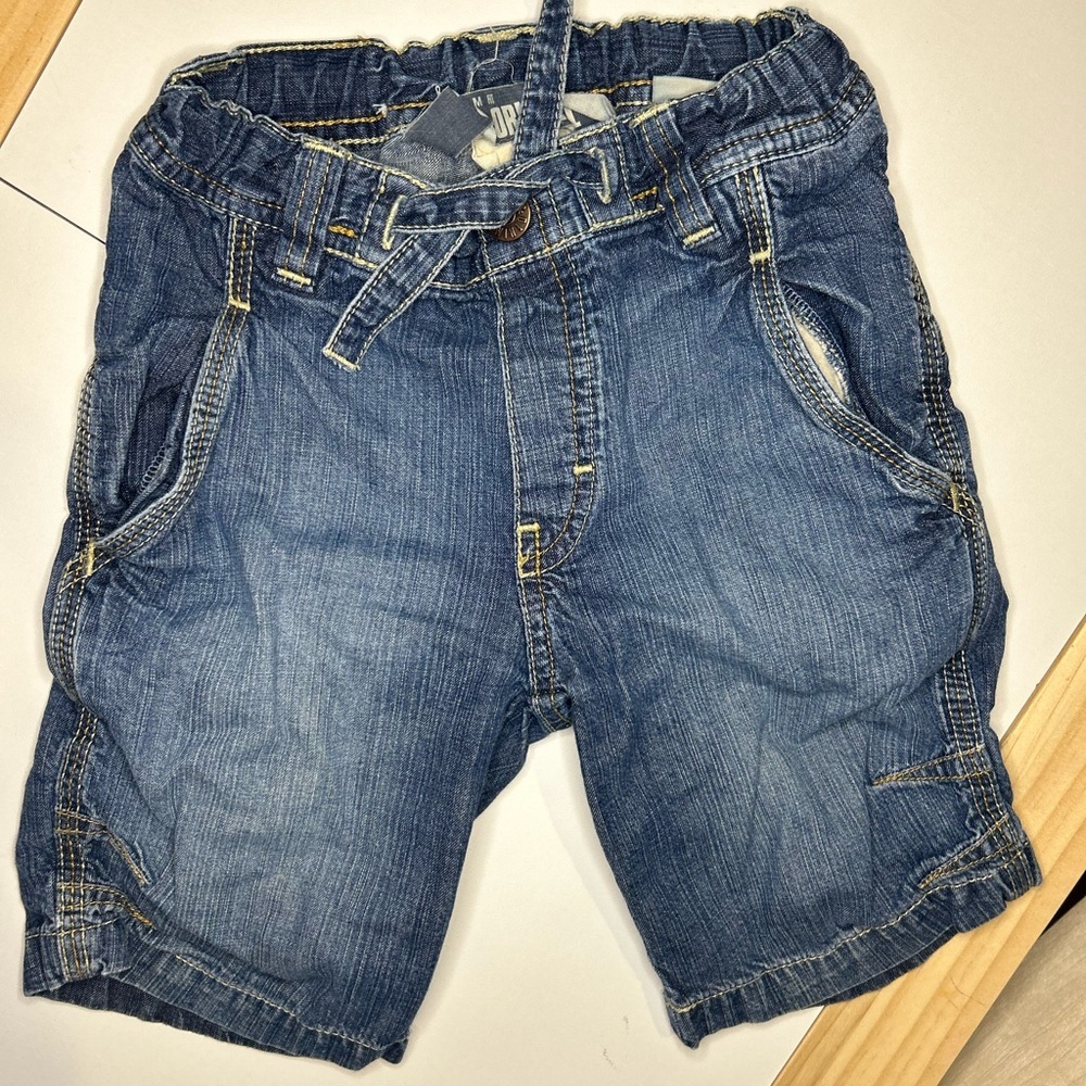 H&M Blue Denim Cargo Shorts